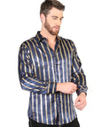 El General Navy/Gold Casual Long-Sleeve Shirt 44553