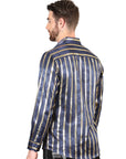 El General Navy/Gold Casual Long-Sleeve Shirt 44553
