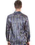 El General Navy/Gold Casual Long-Sleeve Shirt 44553