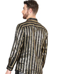 El General Black/Gold Casual Long-Sleeve Shirt 44554