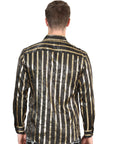 El General Black/Gold Casual Long-Sleeve Shirt 44554