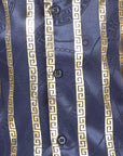 El General Navy/Gold Casual Long-Sleeve Shirt 44571