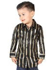 El General Black/Gold Casual Long-Sleeve Shirt 44572