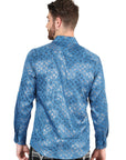 El General Teal Casual Long-Sleeve Shirt 44573