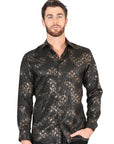 El General Black Casual Long-Sleeve Shirt 44574