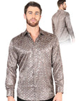 El General Brown Casual Long-Sleeve Shirt 44576