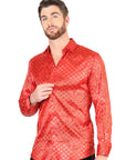 El General Red Casual Long-Sleeve Shirt 44577