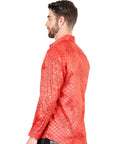 El General Red Casual Long-Sleeve Shirt 44577
