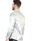 El General Grey/Gold Casual Long-Sleeve Shirt 44578