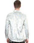 El General Grey/Gold Casual Long-Sleeve Shirt 44578