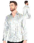 El General Grey/Gold Casual Long-Sleeve Shirt 44578