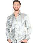 El General Grey/Gold Casual Long-Sleeve Shirt 44578