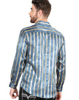 El General Teal Casual Long-Sleeve Shirt 44580