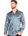 El General Teal Casual Long-Sleeve Shirt 44580