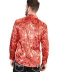 El General Red Casual Long-Sleeve Shirt 44592