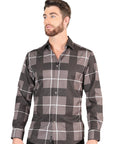 El General Grey Casual Long-Sleeve Shirt 44602