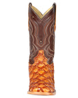 El General Men's Exotic Monster Fish Rodeo Boots - Honey 44606