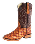 El General Men's Exotic Monster Fish Rodeo Boots - Honey 44606