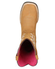 Cowboy Boot - El Geneal Rodeo - Woman Nobuck - Peach 44644