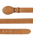 Women Denim Belt - El General - Nobuck Peach 44648