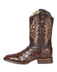 El General Rodeo Boot - Imit Pirarucu - Brown 44664