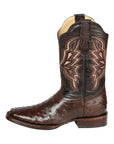 El General Rodeo Boot- Imit Avestruz -  Brown 44665