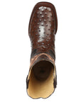 El General Rodeo Boot- Imit Avestruz - Brown 44665