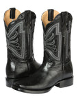 El General Rodeo Boot - Imit Lizard - Black 44666
