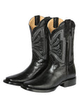 El General Rodeo Boot - Imit Lizard - Black 44666
