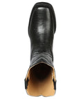 El General Rodeo Boot - Imit Lizard - Black 44666