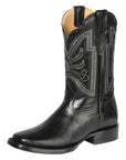 El General Rodeo Boot - Imit Lizard - Black 44666