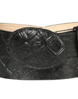 Cowboy Belt - El General - Imitation- Pirarucu - Black 44667