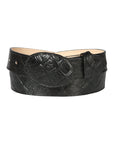 Cowboy Belt - El General - Imitation- Pirarucu - Black 44667