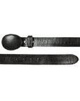 Cowboy Belt - El General - Imitation Lizard - Black 44670