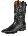 El General Rodeo - Printed Osther skin boot - Black 44673