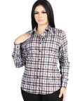 El General - Casual Long-Sleeve Shirt - Black/White 44720