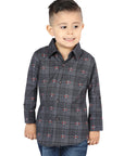 El General Gray/Brown Casual Long-Sleeve Shirt 44742