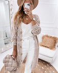 Mckenzie Hollow-out Openwork Knit Cardigan