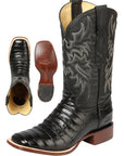 El General Rodeo - Printed Alligator leather boots - Black 44938