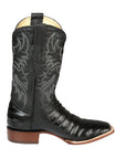 El General Rodeo - Printed Alligator leather boots - Black 44938