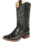 El General Rodeo - Printed Alligator leather boots - Black 44938
