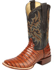 El General Rodeo - Printed Alligator leather boots - Cogñac 44939