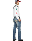 Centenario Bootcut Denim Jeans - Medium Blue 44965