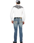 Centenario Bootcut Denim Jeans - Medium Blue 44965