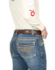 Centenario Bootcut Denim Jeans - Dark Blue 44969