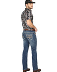 Centenario Bootcut Denim Jeans - Dark Blue 44970