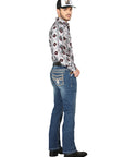 Centenario Bootcut Denim Jeans - Dark Blue 44974
