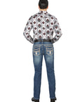 Centenario Bootcut Denim Jeans - Dark Blue 44974