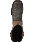 El General Men’s Leather Rodeo Boots Petatillo - Chocolate 45013