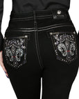 Centenario Bootcut Denim Jeans - Black 45030